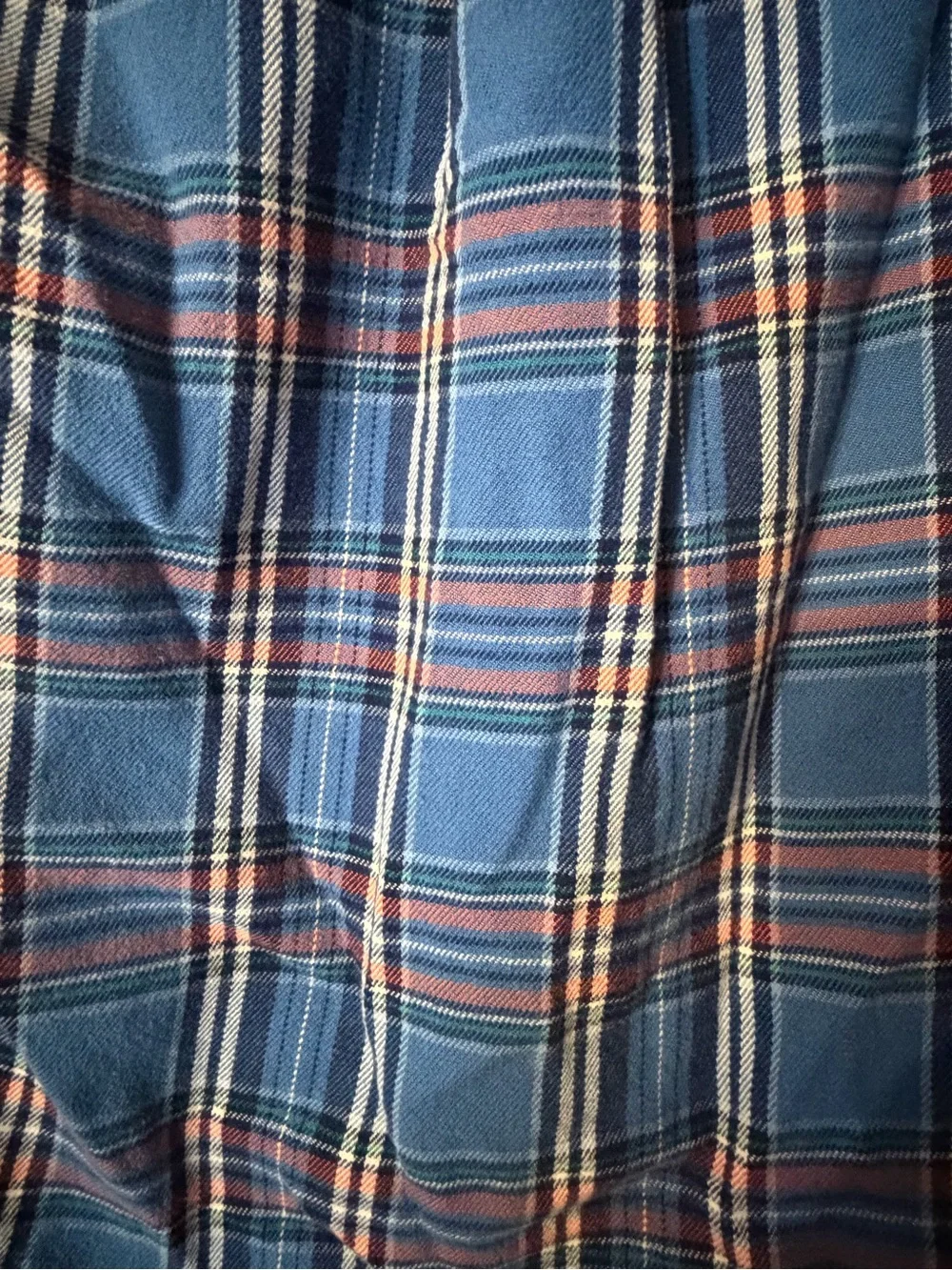 Ralph Lauren Boys Plaid Collared Long Sleeve Button-Up Shirt Blue Size M 10-12